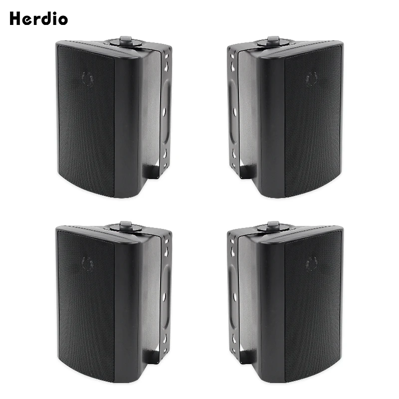 

Herdio 2 Pair Bluetooth Speaker 4 Inch 200W Wireless Stereo Subwoofer Music Full Range Audio Bass Loudspeaker For Home Theater