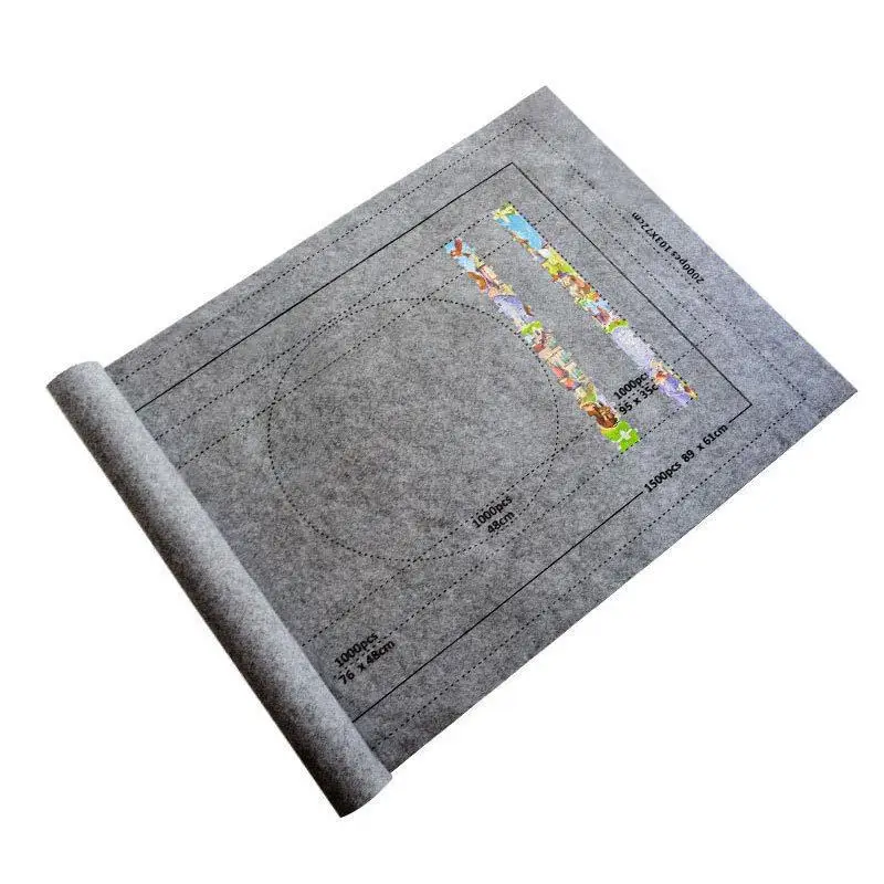 Felt Puzzle Mat, Picture Puzzle Storage Blanket, Children's Jigsaw Tool, Storage Mats, for 300-1500pcs Picture Puzzle
Felt Puzzle Mat, Picture Puzzle Storage Blanket, Children's Jigsaw Tool, Storage Mats, for 300-1500pcs Picture Puzzle
