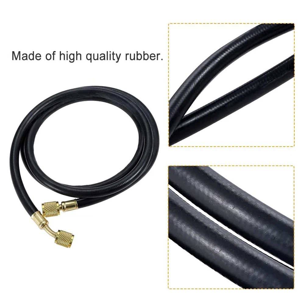 

Durable R410 AC Hose Charging Hose Fine Workmanship R410 Adapter Refrigeration Regulating Valve 1.5m/59 Inches