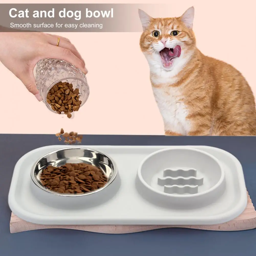 Slow Feeding Pet Bowl Silicone Double Dog Bowl Slow Feeding Anti-Choke Food Water Feeder Slow Feeder Dog Bowl Pet Supplies
Slow Feeding Pet Bowl Silicone Double Dog Bowl Slow Feeding Anti-Choke Food Water Feeder Slow Feeder Dog Bowl Pet Supplies