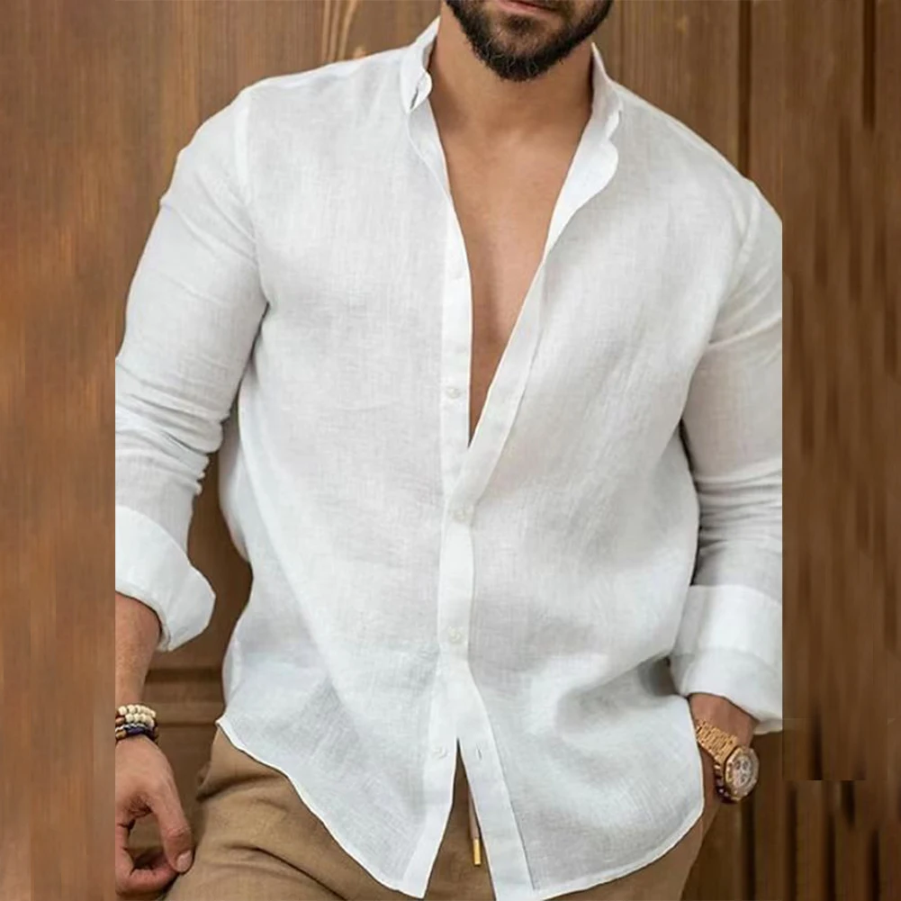 Fashionable Men\\\\\\'s Casual Solid Long Sleeve Shirt Collar Tops Blouse Beach Button Down T Shirts Versatile Style
Fashionable Men\\\\\\'s Casual Solid Long Sleeve Shirt Collar Tops Blouse Beach Button Down T Shirts Versatile Style
