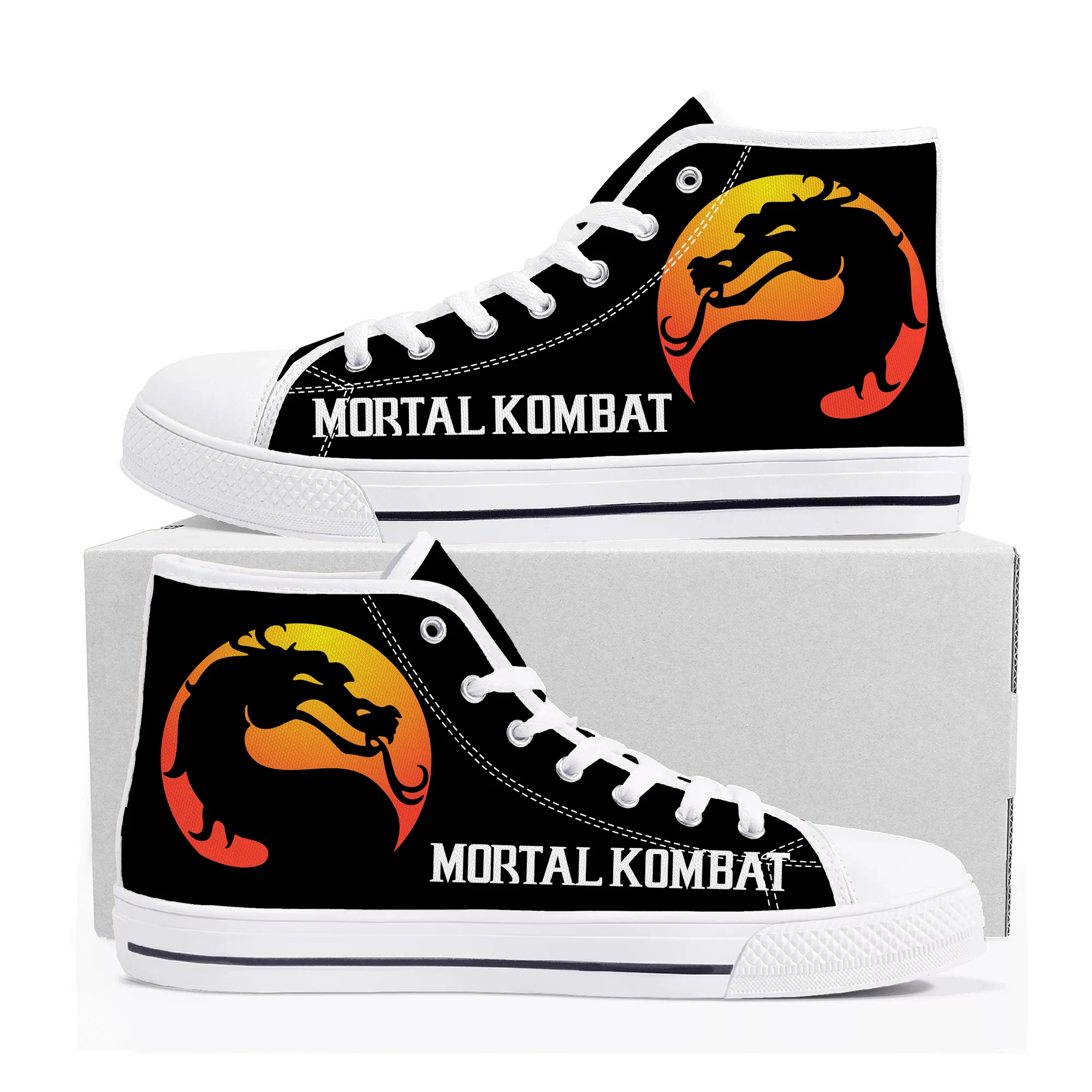 Mortal Kombat High Top Sneakers Cartoon Game Mens Womens Teenager High Quality Fashion Canvas Shoes Casual Tailor Made Sneaker
Mortal Kombat High Top Sneakers Cartoon Game Mens Womens Teenager High Quality Fashion Canvas Shoes Casual Tailor Made Sneaker