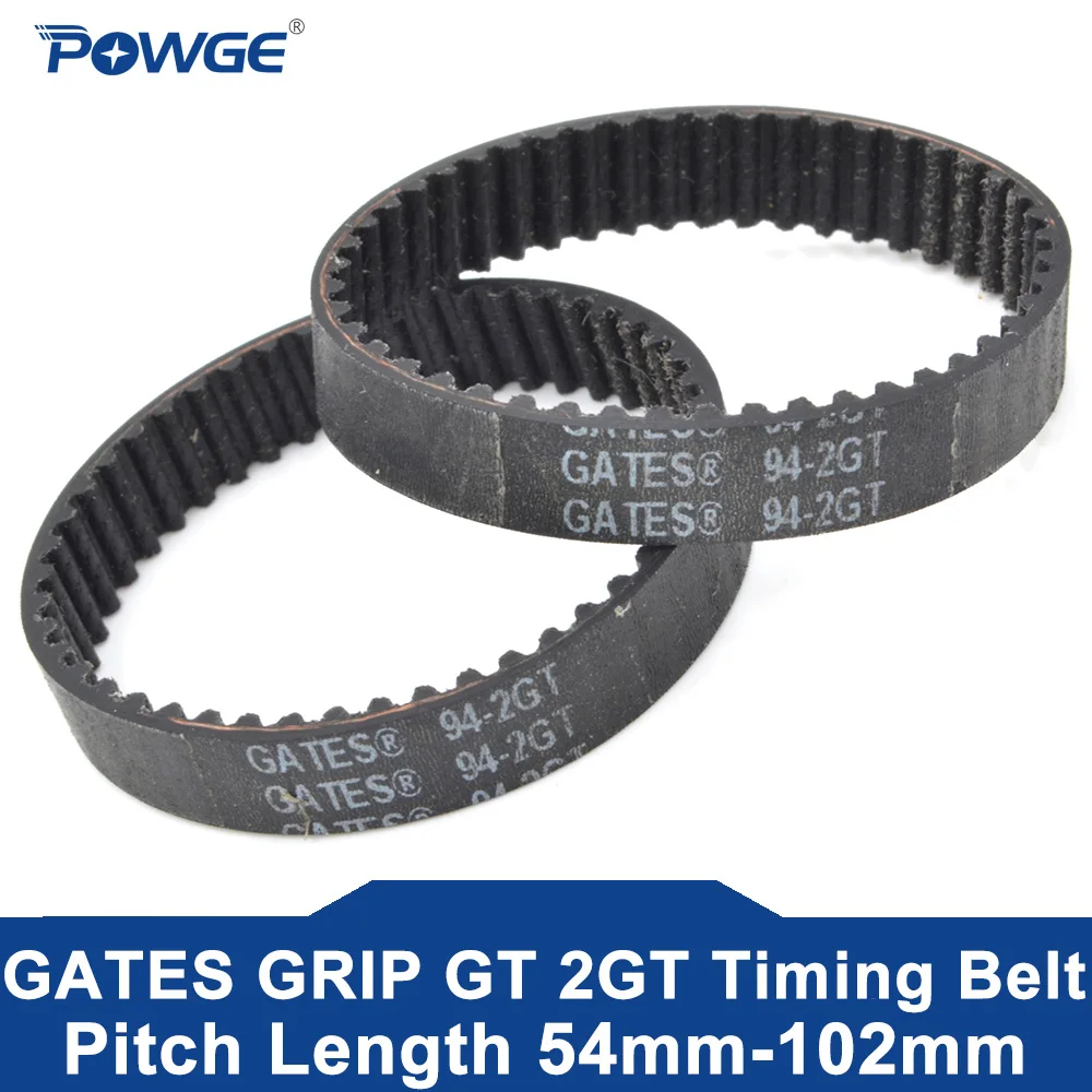 

POWGE GATES 2GT 2MGT Timing belt Lp=54 58 60 66 72 74 76 78 80 82 84 86 88 90 92 94 96 98 100 102 Width 3-15 Rubber