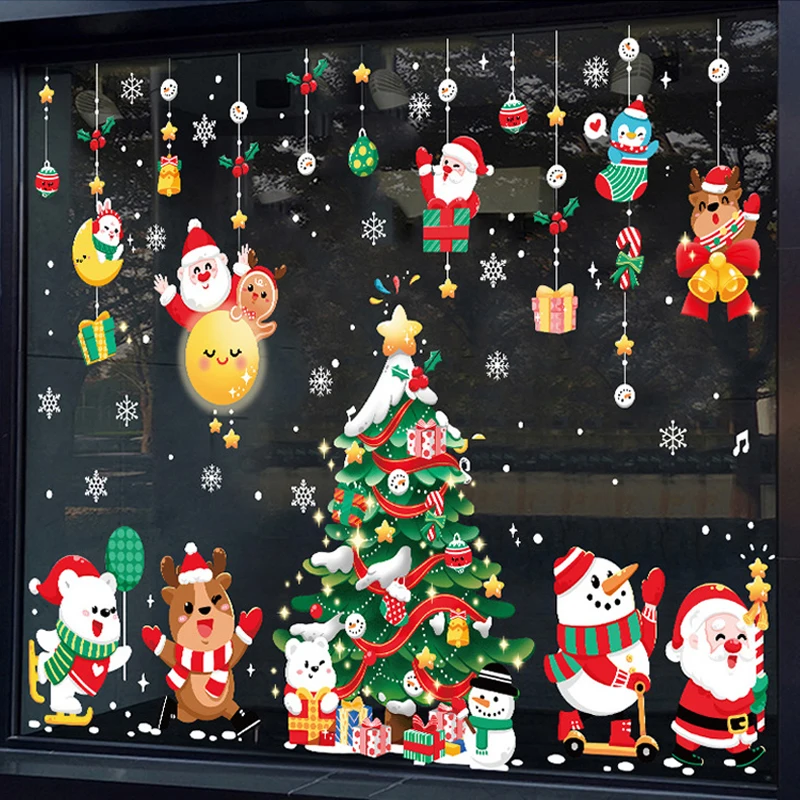2024 New Year Christmas Stickers Xmas Tree Santa Claus Elk Window Sticker Merry Christmas Decorations for Home Navidad Noel 2023
2024 New Year Christmas Stickers Xmas Tree Santa Claus Elk Window Sticker Merry Christmas Decorations for Home Navidad Noel 2023