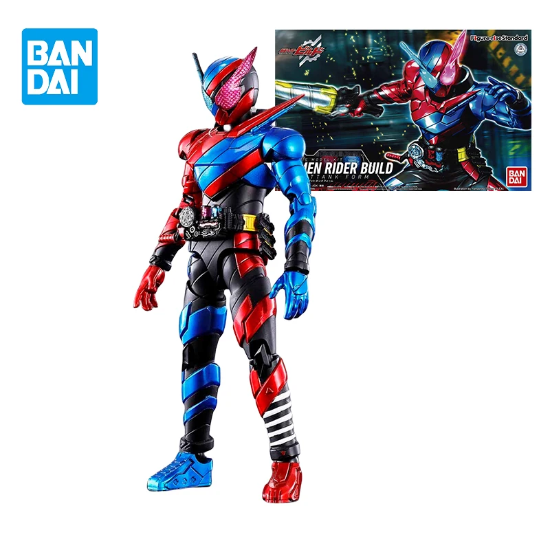 

Original Bandai Figure-rise FRS Kamen Rider Build Anime Figure Trendy Toy Doll for Boy Girl Birthday Gift Collectible Decoration