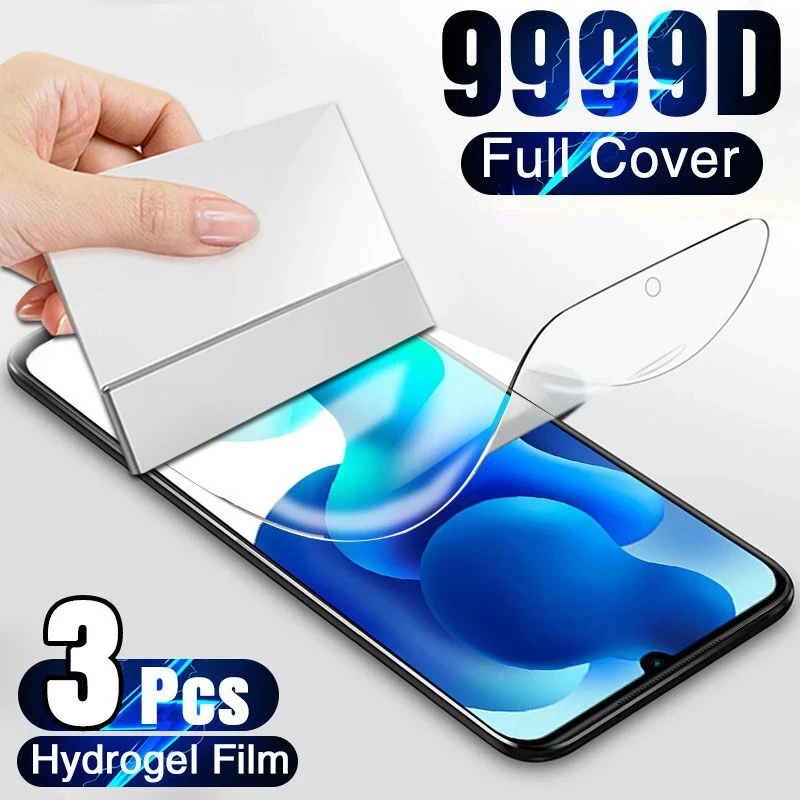 3PCS Full Hydrogel Film For Xiaomi Redmi 8 8A 9 9A 9C 9T Screen Protector For Redmi Note 8 9 Pro Max 8T 9T 9S Protective Film
3PCS Full Hydrogel Film For Xiaomi Redmi 8 8A 9 9A 9C 9T Screen Protector For Redmi Note 8 9 Pro Max 8T 9T 9S Protective Film