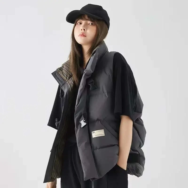 2023 Autumn Winter Down Cotton Vest Waistcoat Womens Casual Loose Cotton-padded Coat Fashion Sleeveless Vests Puffer Parkas Tops
2023 Autumn Winter Down Cotton Vest Waistcoat Womens Casual Loose Cotton-padded Coat Fashion Sleeveless Vests Puffer Parkas Tops