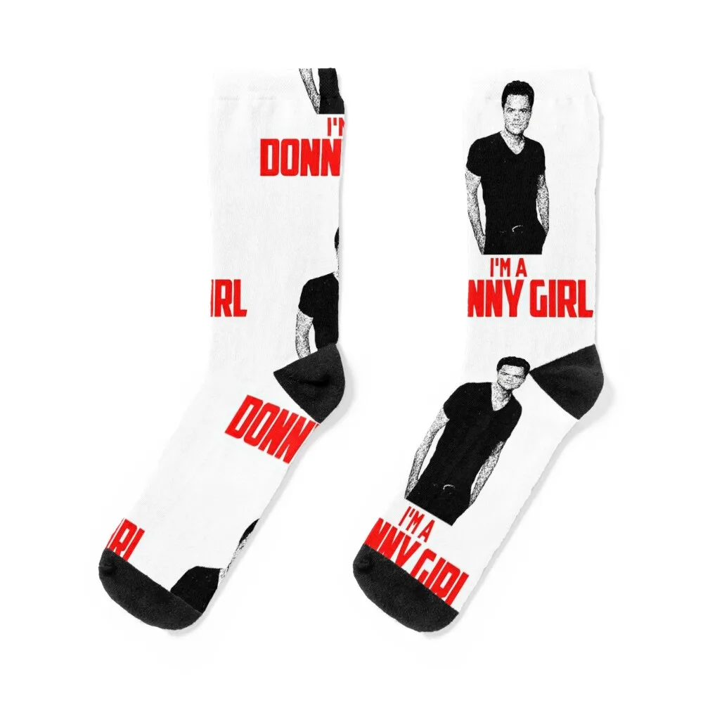 

Donny Osmond I'm A Donny Girl Socks japanese fashion floral designer brand Male Socks Women's