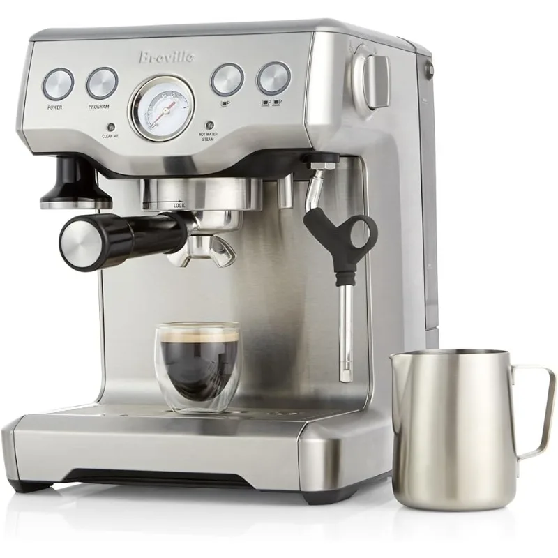 

Brushed Stainless Steel Breville Infuser Espresso Machine BES840XL