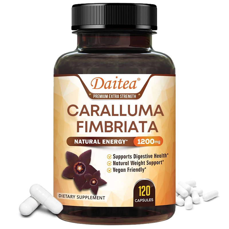 Caralluma Fimbriata - Pure Natural Extract 1200mg - Healthy Natural Weight Support Vegetarian Capsules
Caralluma Fimbriata - Pure Natural Extract 1200mg - Healthy Natural Weight Support Vegetarian Capsules