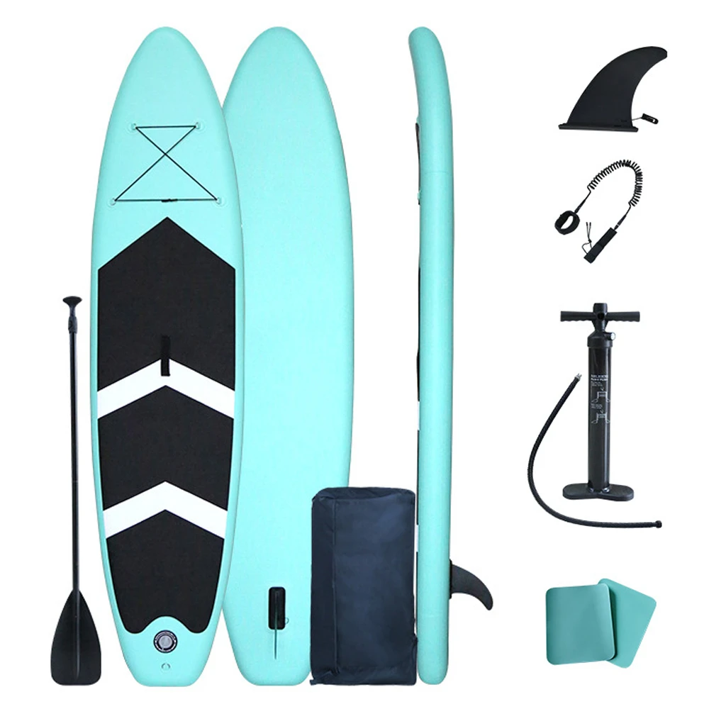 

Inflatable Stand Up Paddle Board Surfboard with Accessory Carry Bag Inflatable Board Non-slip Deck Paddle Board 3.2M Sup Board