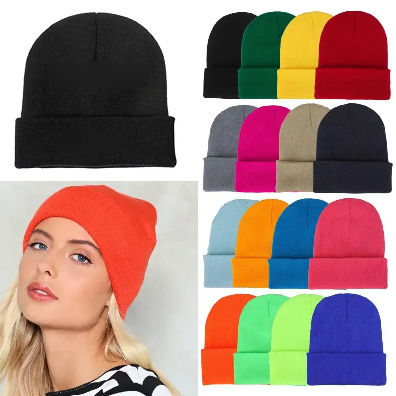 

Winter Hats for Woman 2024 New Beanies Knitted Fluorescent Hat Girls Autumn Female Beanie Caps Warmer Bonnet Ladies Casual Cap