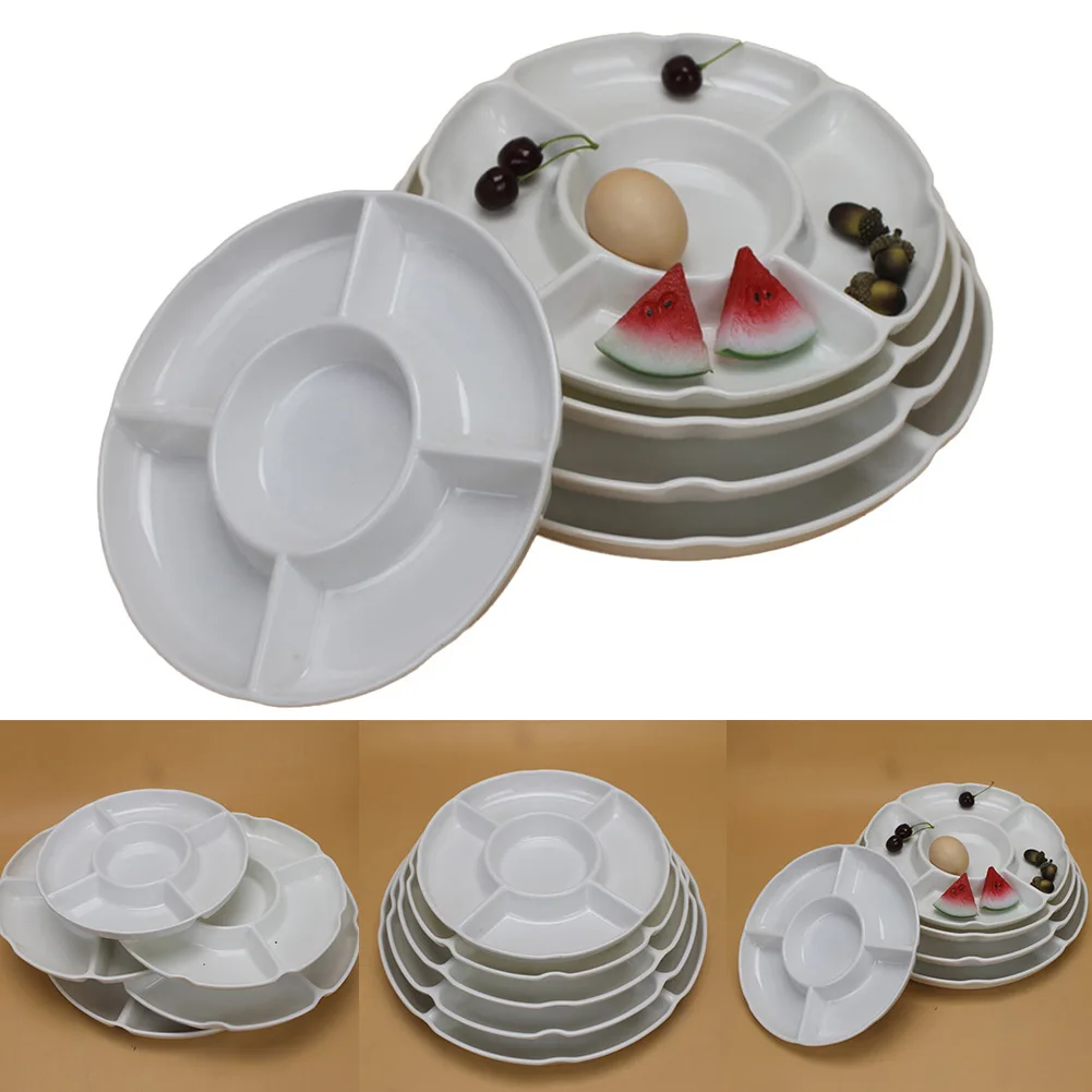 1pcs Melamine Food Storage Tray For Tableware 5 Grid Fruit Partition Plate TKV Snack Plate Home Kitchen Utensils -20℃-110℃
1pcs Melamine Food Storage Tray For Tableware 5 Grid Fruit Partition Plate TKV Snack Plate Home Kitchen Utensils -20℃-110℃