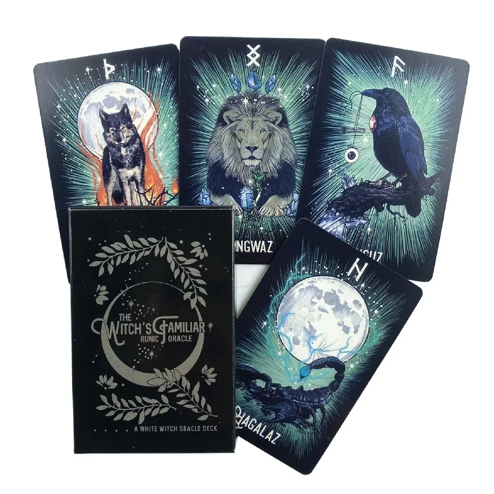 HOT!! Witch'S Familiar Runic Oracle 24 Card Indie Tarot Deck Runes Rune Cards Animal Oracle Animal Tarot Cards Viking Runes
HOT!! Witch'S Familiar Runic Oracle 24 Card Indie Tarot Deck Runes Rune Cards Animal Oracle Animal Tarot Cards Viking Runes