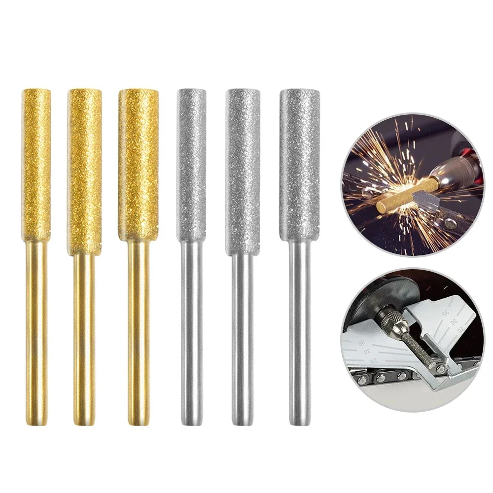 6pcs Diamond Coated Cylindrical Burr 4/4.8/5.5mm Chainsaw Sharpener Stone File Chain Saw Sharpening Carving Grinding Tools
6pcs Diamond Coated Cylindrical Burr 4/4.8/5.5mm Chainsaw Sharpener Stone File Chain Saw Sharpening Carving Grinding Tools