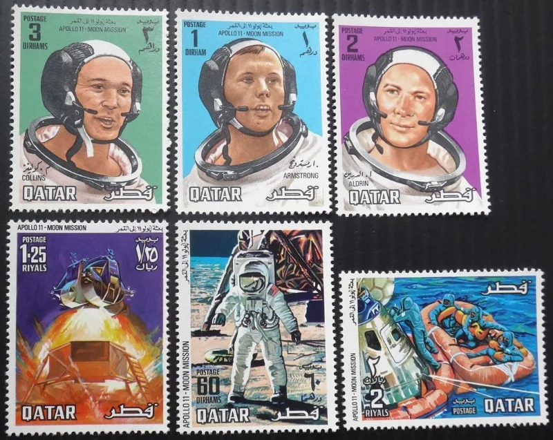 6 шт., штамп почты Катара, 1969, американский астронавт, оригинальный штамп UNC для коллекции
6 шт., штамп почты Катара, 1969, американский астронавт, оригинальный штамп UNC для коллекции