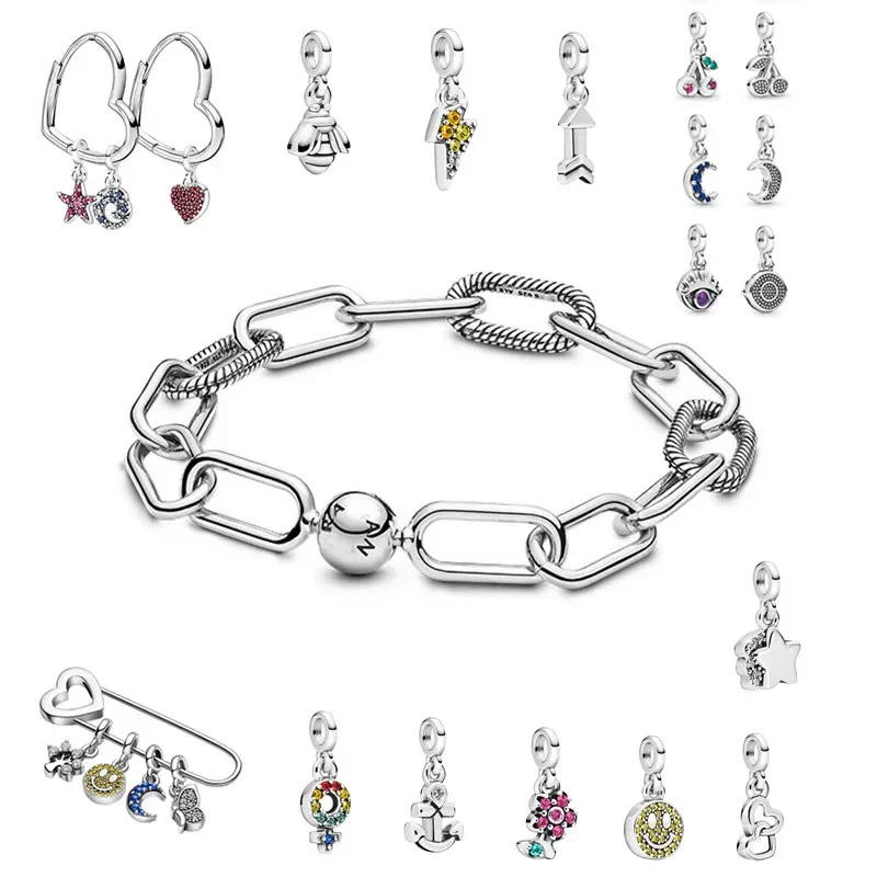 Me Hot Sale Jewelry for Women 925 Sterling Silver Bracelets Beadeds Abalorios Pulseras DIY Charms Fit Original Argent Beads
Me Hot Sale Jewelry for Women 925 Sterling Silver Bracelets Beadeds Abalorios Pulseras DIY Charms Fit Original Argent Beads