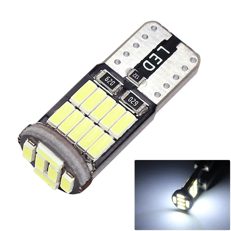 1pc Canbus W5W T10 LED Bulbs 26SMD 4014 For Car Parking Lights Auto Interior Dome Reading License Plate Light 12V White Lights
1pc Canbus W5W T10 LED Bulbs 26SMD 4014 For Car Parking Lights Auto Interior Dome Reading License Plate Light 12V White Lights