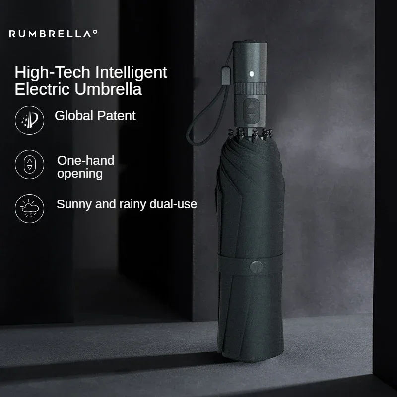 

Smart High-Tech Electric Folding Umbrella High-End Business Gift Sun Umbrella