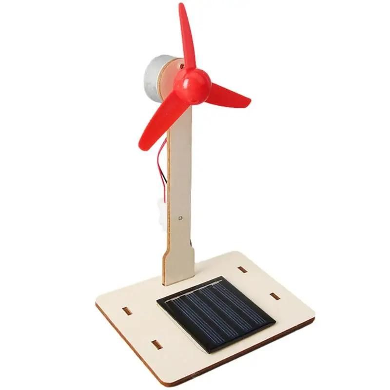 

Маленькие ветряные турбины DIY, модель на солнечной батарее, ветряная мельница, обучающая Веселая игрушка на солнечной батарее для детей, подарки для дома