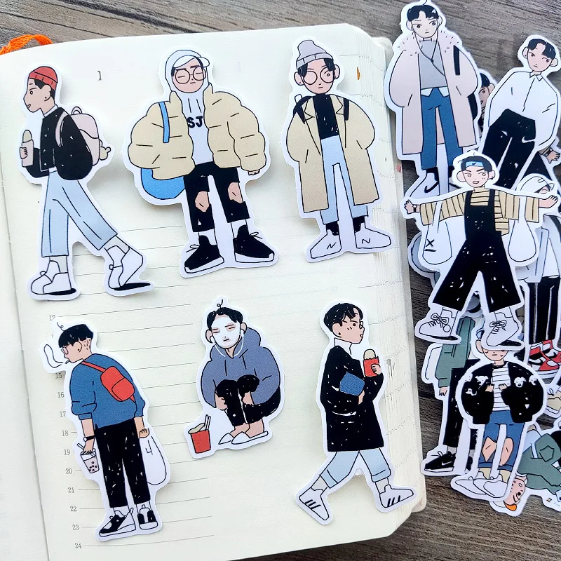 17pcs hand account sticker cute boy Phone Computer Diary Happy Planner DecorationScrapbooking Diary Planner Journa
17pcs hand account sticker cute boy Phone Computer Diary Happy Planner DecorationScrapbooking Diary Planner Journa