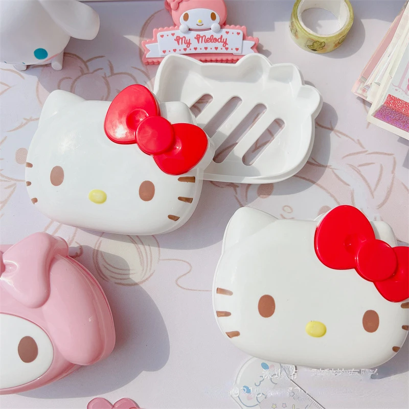 Genuine Sanrio KT Melody Cartoon Soap Box Useful Plastic Home Bathroom Sink With Lid Draining Laundry Soap Frame Household
Genuine Sanrio KT Melody Cartoon Soap Box Useful Plastic Home Bathroom Sink With Lid Draining Laundry Soap Frame Household