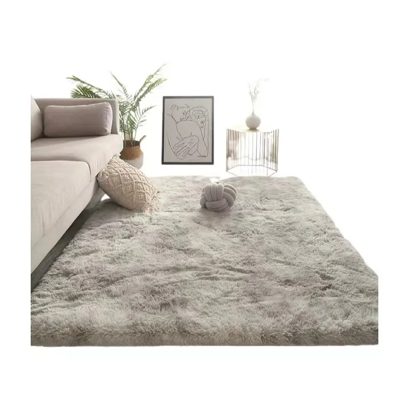 

Soft Area Rugs For Bedroom Fluffy, Non-slip Tie-Dyed Fuzzy Shag Plush Soft Shaggy Bedside Rug, Tie-Dyed Living Room Carpet