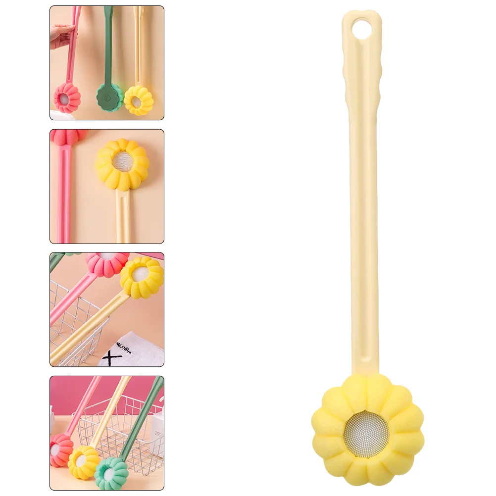 Sponge Silicone Long-handled Back Bath Brush (yellow) Shower Scrubber for Exfoliating Body Man
Sponge Silicone Long-handled Back Bath Brush (yellow) Shower Scrubber for Exfoliating Body Man