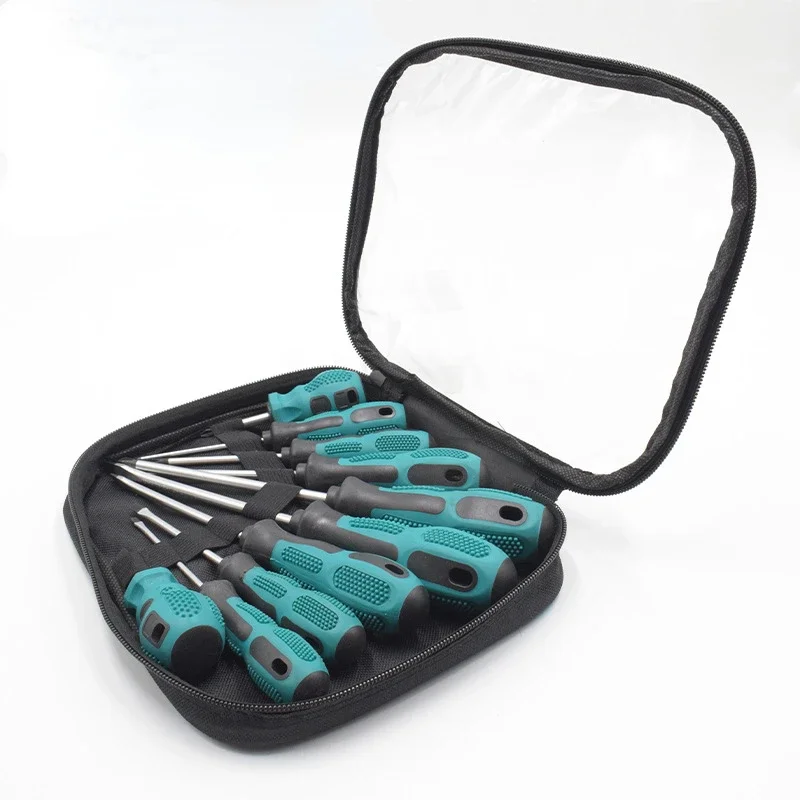 Manual screwdriver set, cross strong magnetic screwdriver, multifunctional maintenance, complete household tool set
Manual screwdriver set, cross strong magnetic screwdriver, multifunctional maintenance, complete household tool set