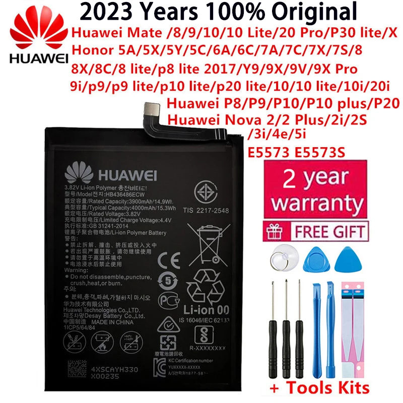 Original Battery For Huawei Mate Nova Honor 2 3 5C 5A 6A 7 7C 7A 7X 8 8A 8C 8X P8 9 Y9 P9 10 P10 20 P20 Lite Plus Pro Batteries
Original Battery For Huawei Mate Nova Honor 2 3 5C 5A 6A 7 7C 7A 7X 8 8A 8C 8X P8 9 Y9 P9 10 P10 20 P20 Lite Plus Pro Batteries