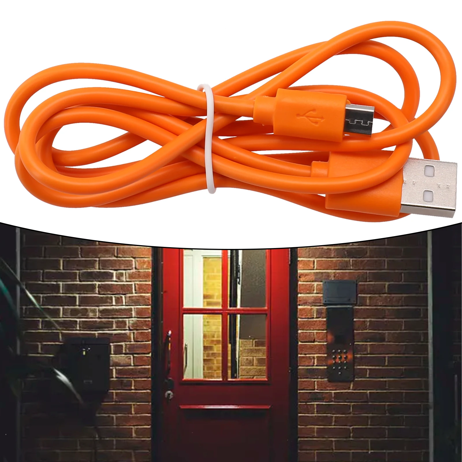 Durable Practical Brand New Charging Cable Data Cable Replacement Copper Conductors Copper Core For Ring Doorbell
Durable Practical Brand New Charging Cable Data Cable Replacement Copper Conductors Copper Core For Ring Doorbell