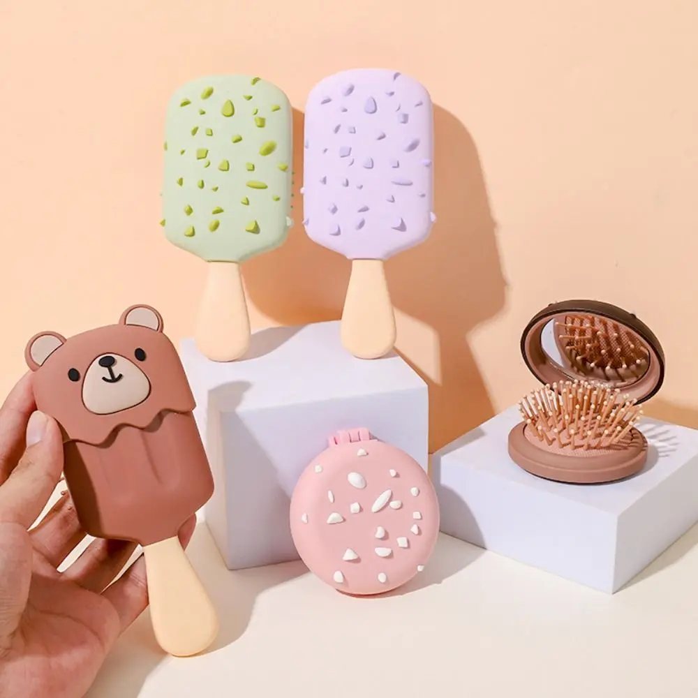 Portable Mini Air Cushion Comb Folding Mirror Comb Girl Cartoon Comb Creative Cute Shape Massage Comb
Portable Mini Air Cushion Comb Folding Mirror Comb Girl Cartoon Comb Creative Cute Shape Massage Comb