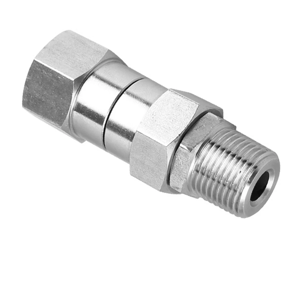 Nozzle Fittings Rotary Joint Outdoor Kink Connector Parts Pressure Washer Stainless Steel 3/8 \\\\\\\"Hose Joiner Thread
Nozzle Fittings Rotary Joint Outdoor Kink Connector Parts Pressure Washer Stainless Steel 3/8 \\\\\\\"Hose Joiner Thread