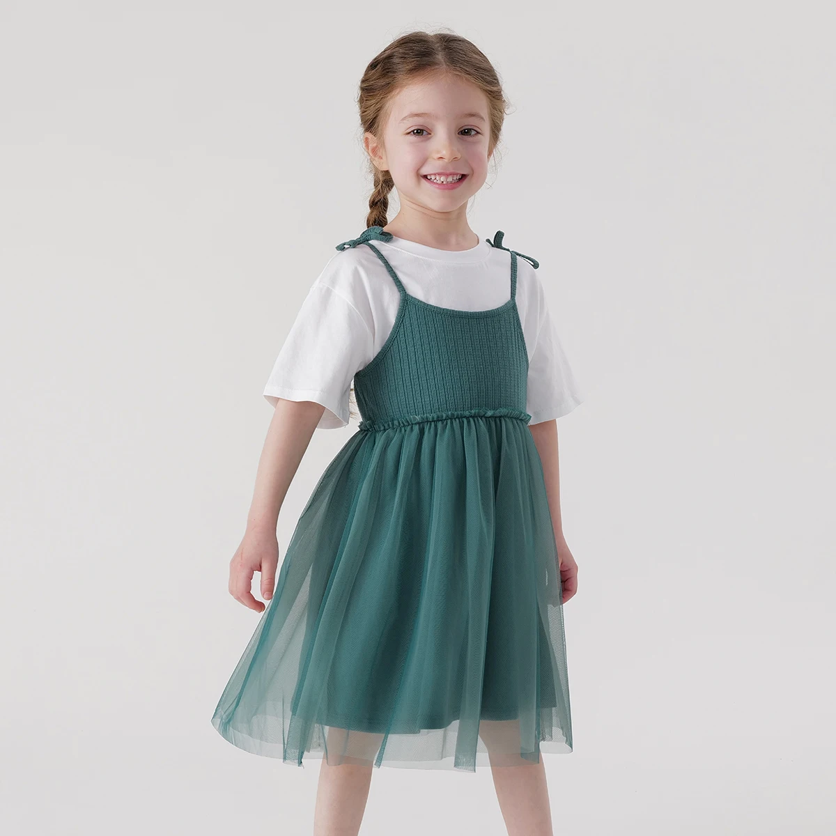 MARC&JANIE Girls Summer Mesh Cotton Suspenders Dresses 230906
MARC&JANIE Girls Summer Mesh Cotton Suspenders Dresses 230906