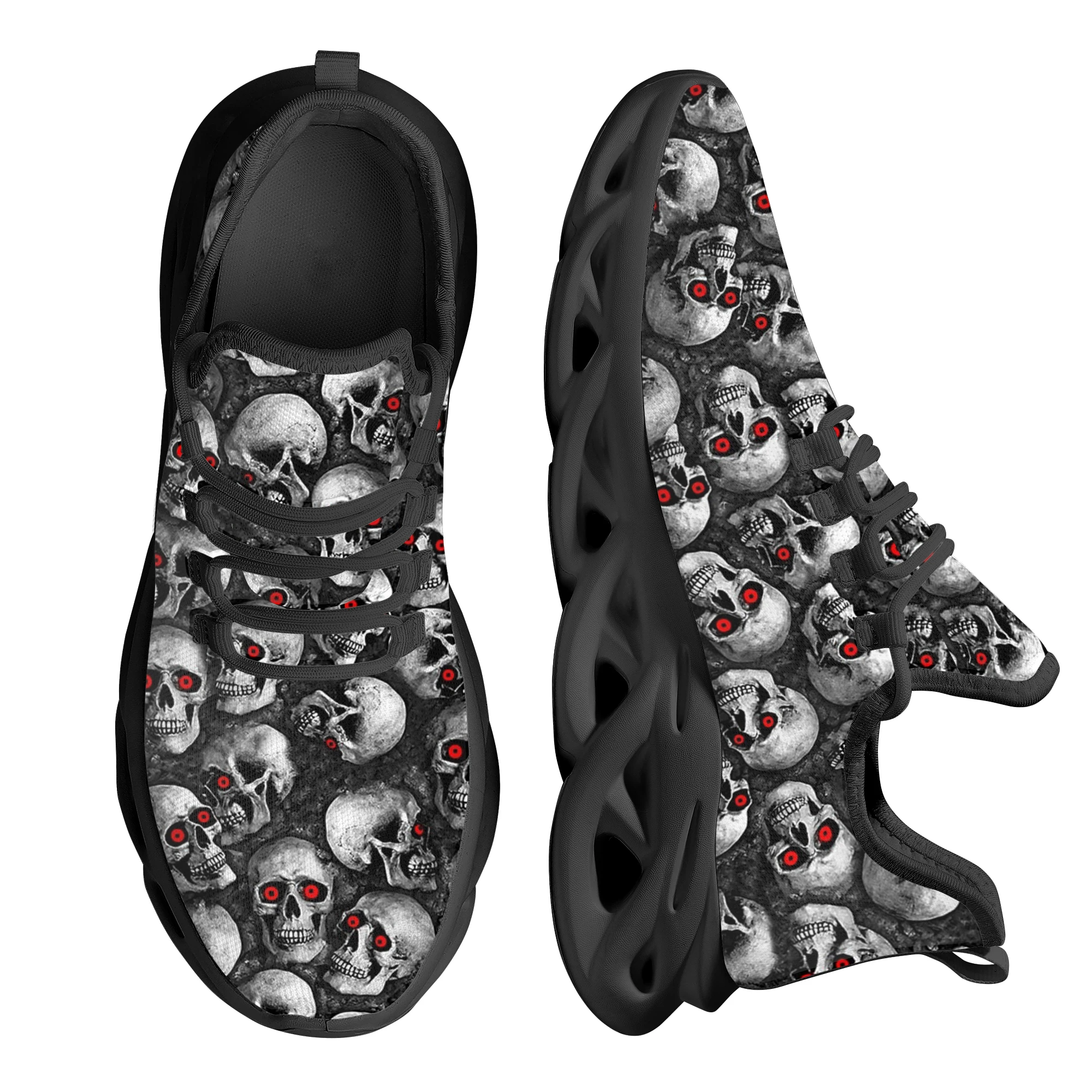 INSTANTARTS Cool Skull Pattern Ladies Flat Shoes Comfortable Lace up Casual Sneakers for Women Light Platform Sneakers Zapatos
INSTANTARTS Cool Skull Pattern Ladies Flat Shoes Comfortable Lace up Casual Sneakers for Women Light Platform Sneakers Zapatos