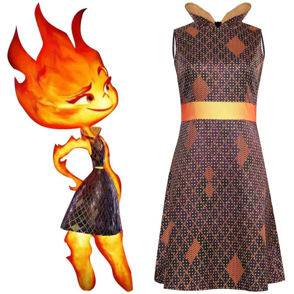 Ember Elemental Cosplay Costume Dress Outfits Outfits Halloween Carnival Party Disguise RolePlay Suit For Female Women Adult
Ember Elemental Cosplay Costume Dress Outfits Outfits Halloween Carnival Party Disguise RolePlay Suit For Female Women Adult