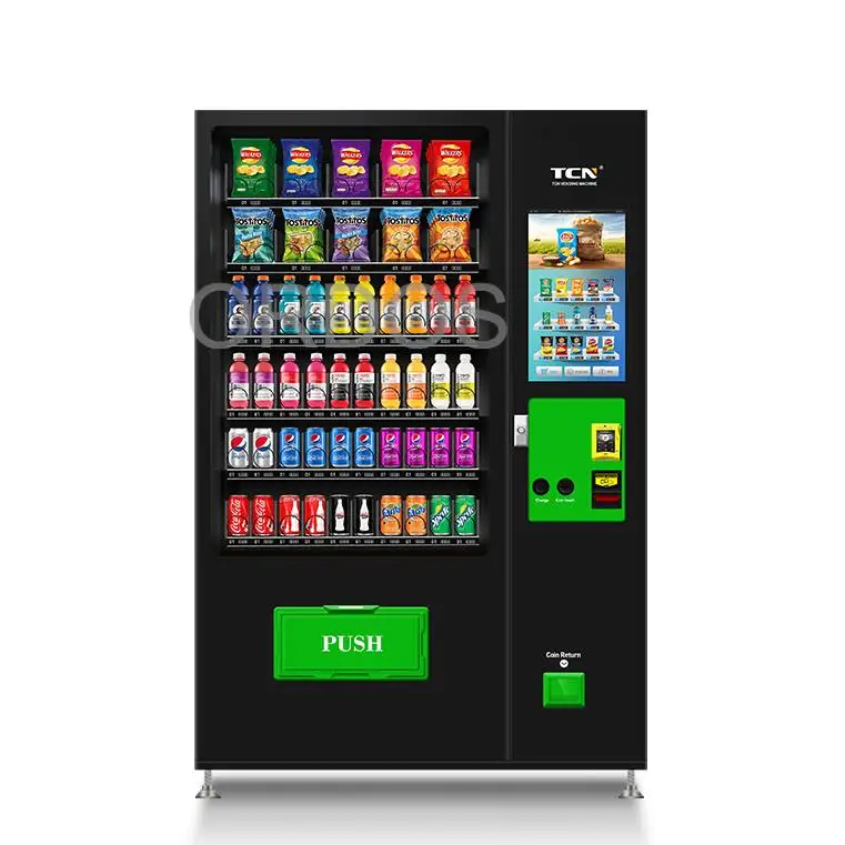 

24 Hours Self-service Store Drinks And Snacks Combo Vending Machine For Food And Drinks Snacks Vending Machine For Sale