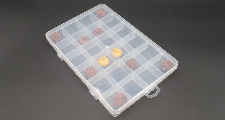 Reusable Durable Brand New Storage Box Case Plastic 24 Grids Beaded Desk Organizer Electronic Component Jewelry
Reusable Durable Brand New Storage Box Case Plastic 24 Grids Beaded Desk Organizer Electronic Component Jewelry