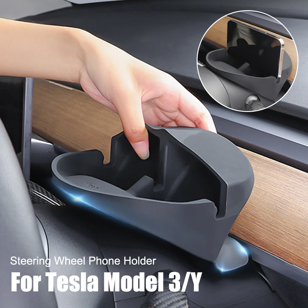 For Tesla Model 3/Y Steering Wheel Phone Bracket Silicone Storage Box Phone Holder Sunglasses Storage Box Interior Organizer
For Tesla Model 3/Y Steering Wheel Phone Bracket Silicone Storage Box Phone Holder Sunglasses Storage Box Interior Organizer