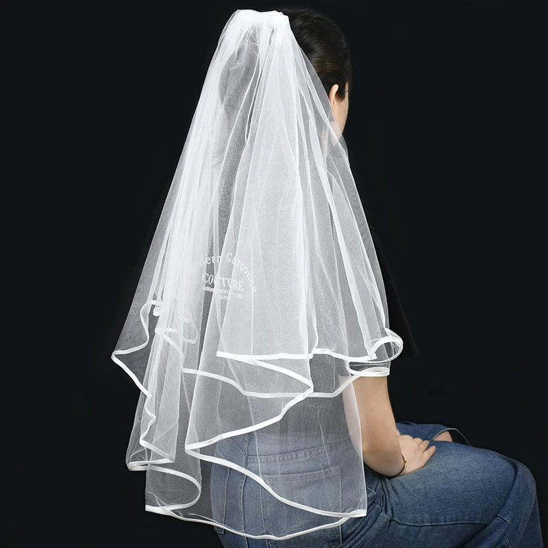 83cm Soft Wedding Tulle Bridal Veil With Hair Comb Elegant Short White Veil For Marriage Bride To Be Bachelorette Party Supplies
83cm Soft Wedding Tulle Bridal Veil With Hair Comb Elegant Short White Veil For Marriage Bride To Be Bachelorette Party Supplies