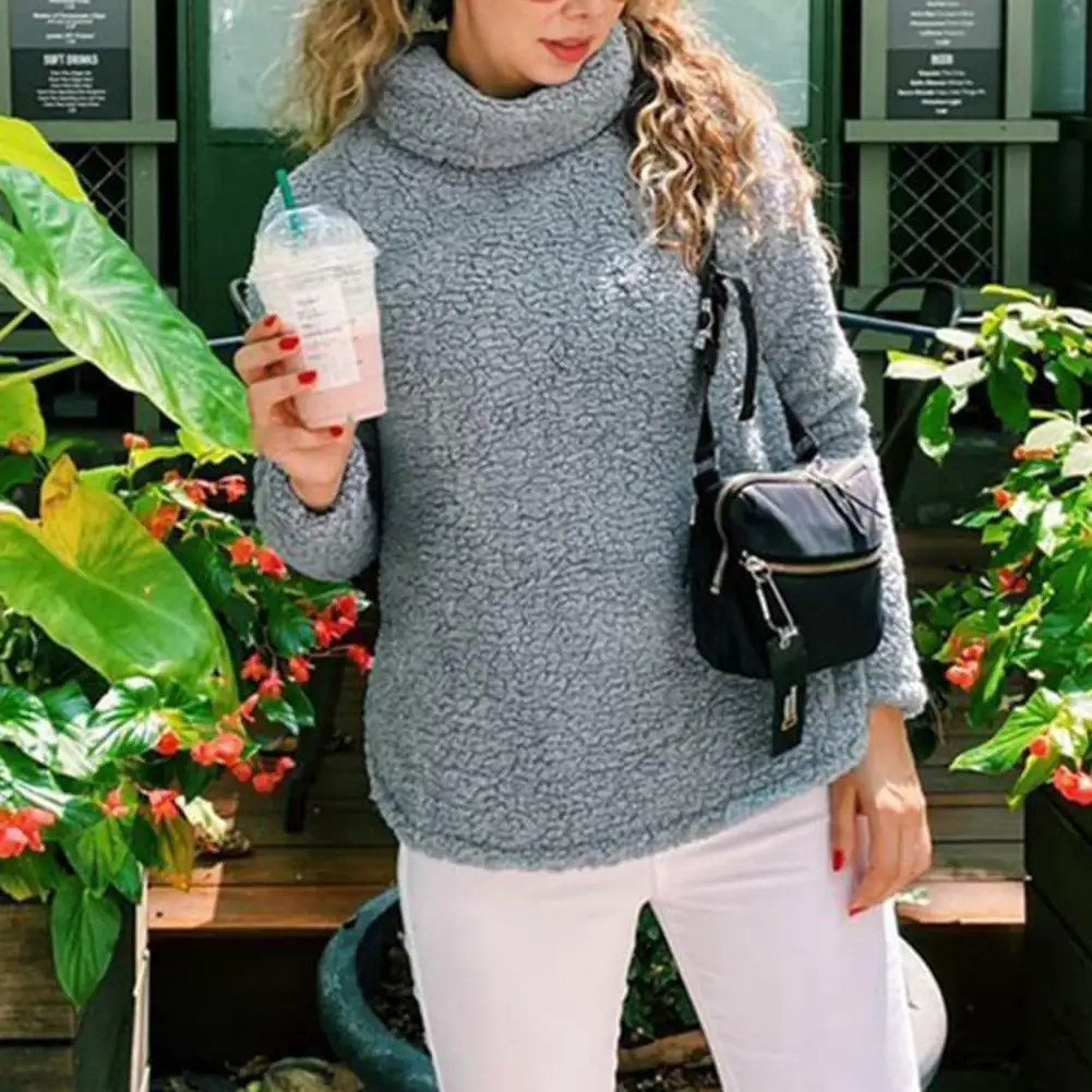 Women Long Sleeve Sweater Cozy Women's Turtleneck Sweater Soft Warm Stylish Fall/winter Pullover for Casual Comfort Cold-proof
Women Long Sleeve Sweater Cozy Women's Turtleneck Sweater Soft Warm Stylish Fall/winter Pullover for Casual Comfort Cold-proof