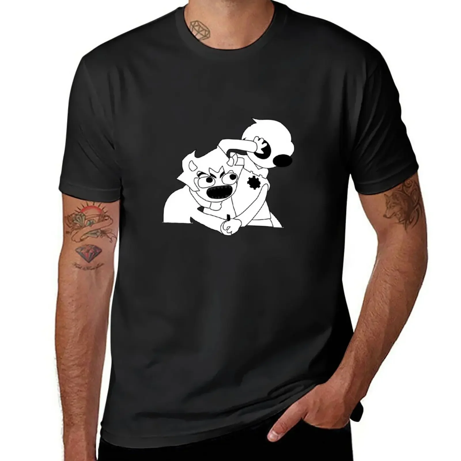 Dave and Karkat Sticker T-Shirt summer clothes boys animal print Aesthetic clothing workout shirts for men
Dave and Karkat Sticker T-Shirt summer clothes boys animal print Aesthetic clothing workout shirts for men