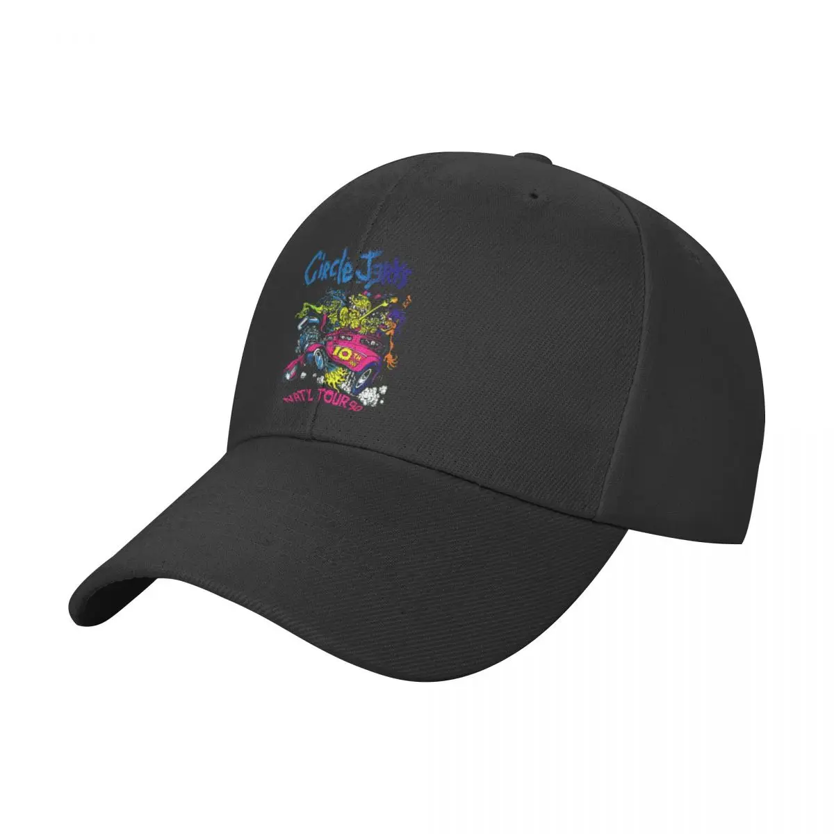 

Nat'l Tour 1990 > Circle Jerks Trending Zipped Hoodie Baseball Cap derby hat Trucker Hat Snap Back Hat dad Ladies Men's