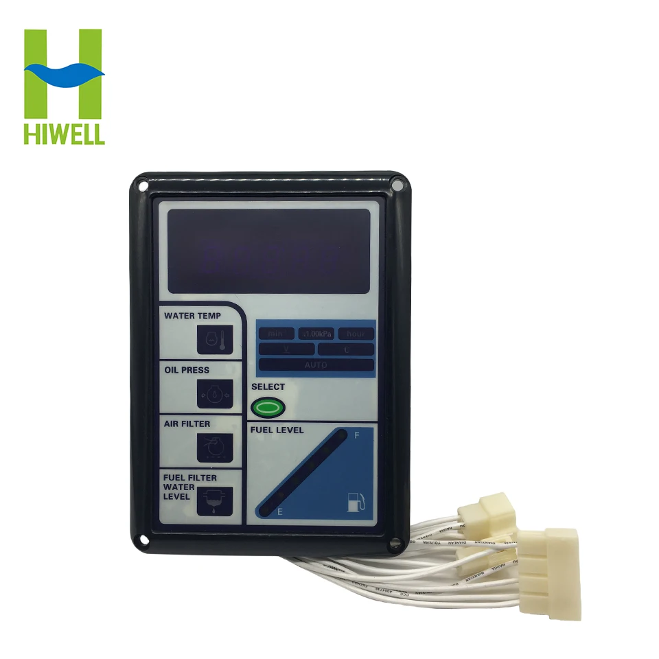 

Diesel Generator Controller Digital Monitor Control Panel For Denyo Generator Parameter Monitoring Three Plugs