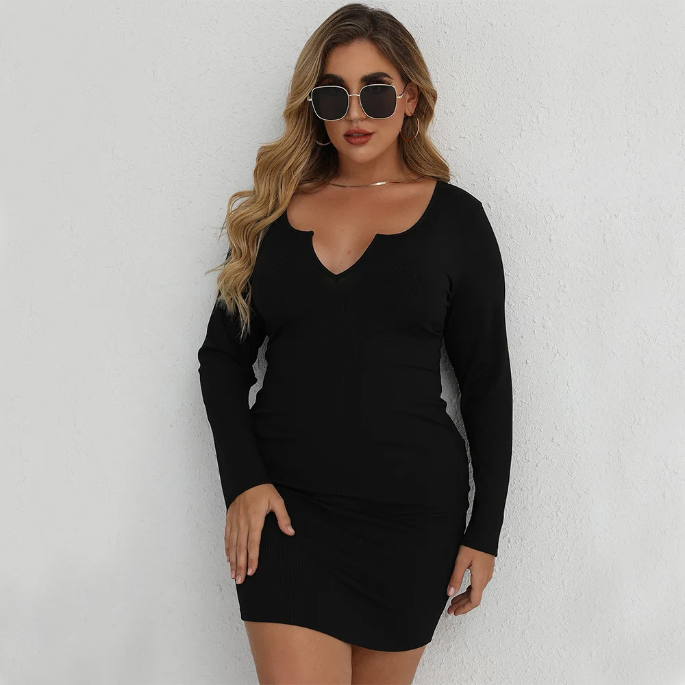 Cross-border Europe and the United States Large Size Women's Thread Long Sleeve Pure Sexy Knitted Skirt Slim-fit Fanny Pack Hip
Cross-border Europe and the United States Large Size Women's Thread Long Sleeve Pure Sexy Knitted Skirt Slim-fit Fanny Pack Hip