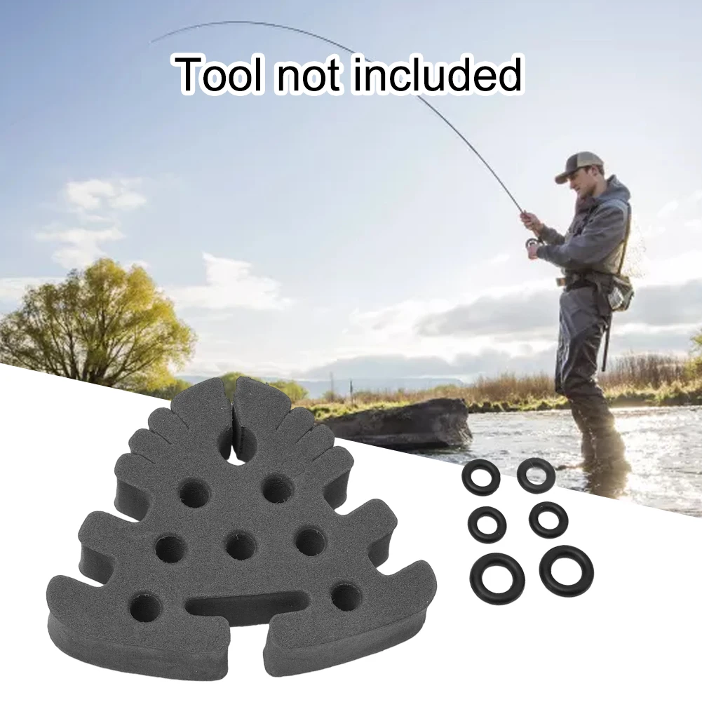 Fishing Equipments Tying Tool Holder Approx. 9*7*cm Black EVA New Parts 1 Pcs Accessories For Fishing Practical
Fishing Equipments Tying Tool Holder Approx. 9*7*cm Black EVA New Parts 1 Pcs Accessories For Fishing Practical