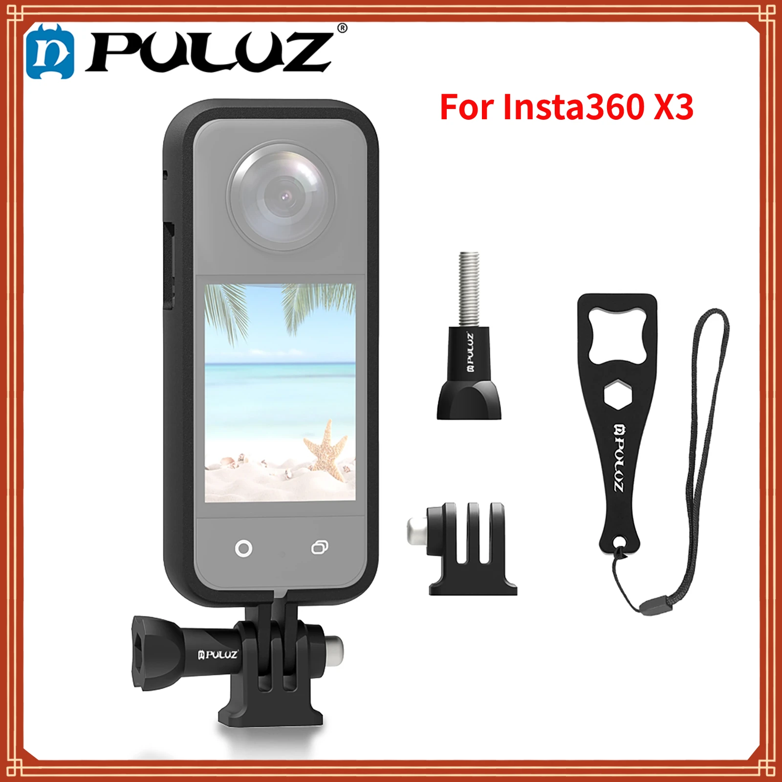 Защитная рамка PULUZ из АБС-пластика для камеры Insta360 X3 рамка для корпуса с адаптером и винтовыми аксессуарами
Защитная рамка PULUZ из АБС-пластика для камеры Insta360 X3 рамка для корпуса с адаптером и винтовыми аксессуарами