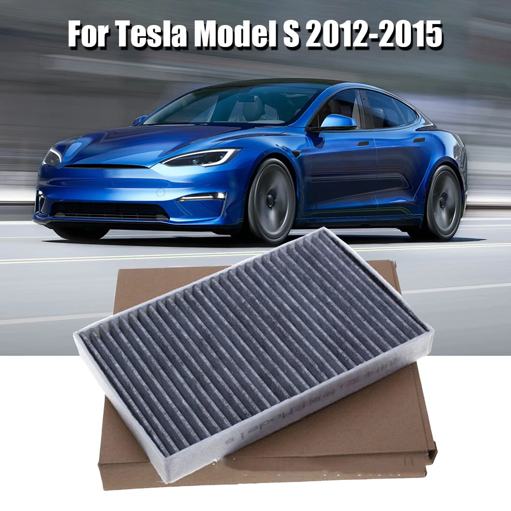 

Fit For Tesla Air Filter Car Carbon Fiber Direct Replacement High Reliability Model S 2012-2015 Brand New Durable