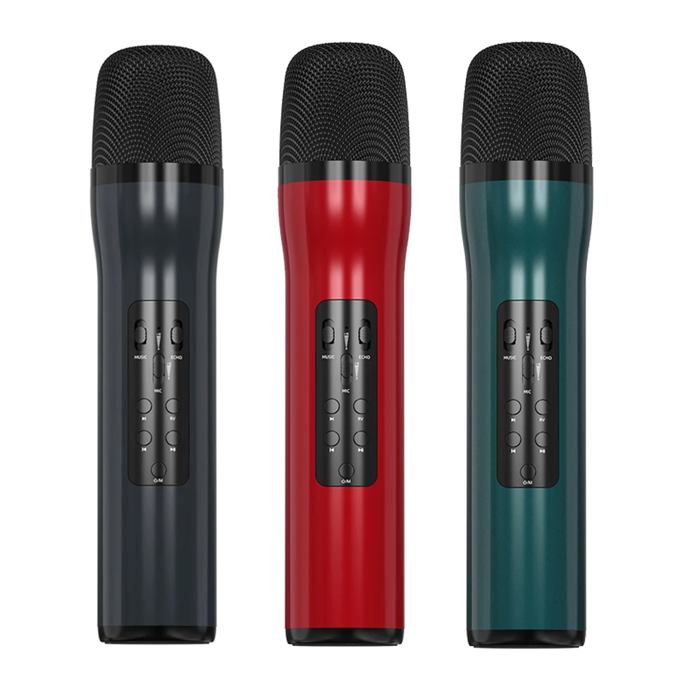 Wireless Karaoke Microphone Bluetooth Speaker Mic for Iphone PC Outdoor Audio Noise Reduction Professional Recording Microphone
Wireless Karaoke Microphone Bluetooth Speaker Mic for Iphone PC Outdoor Audio Noise Reduction Professional Recording Microphone