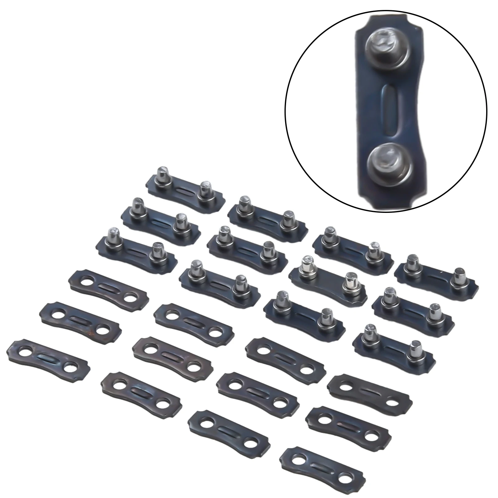 Heavy Duty Chainsaw Chain Repair Kits, 12 Sets, Material, 3/8 LP 050 Inch Links Tie Straps, Restore Chainsaw Efficiency
Heavy Duty Chainsaw Chain Repair Kits, 12 Sets, Material, 3/8 LP 050 Inch Links Tie Straps, Restore Chainsaw Efficiency